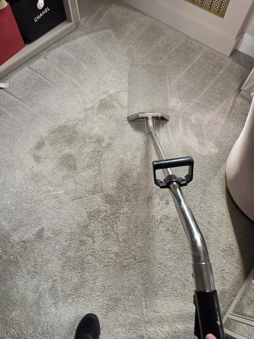 Carpet Cleaning in Pontefract 6 Carpet extraction wand and hose during a New Life Carpet cleaning visit